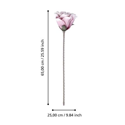 Eglo - Plastblomma 65 cm rosa