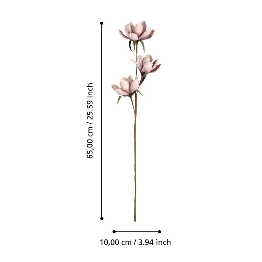 Eglo - Plastblomma 65 cm rosa