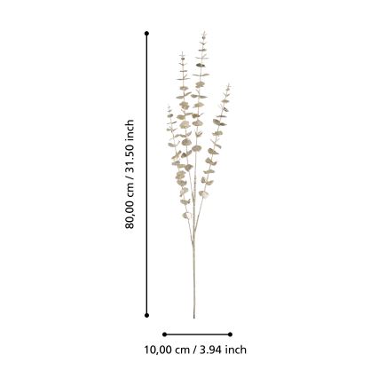 Eglo - Plastblomma 80 cm guld