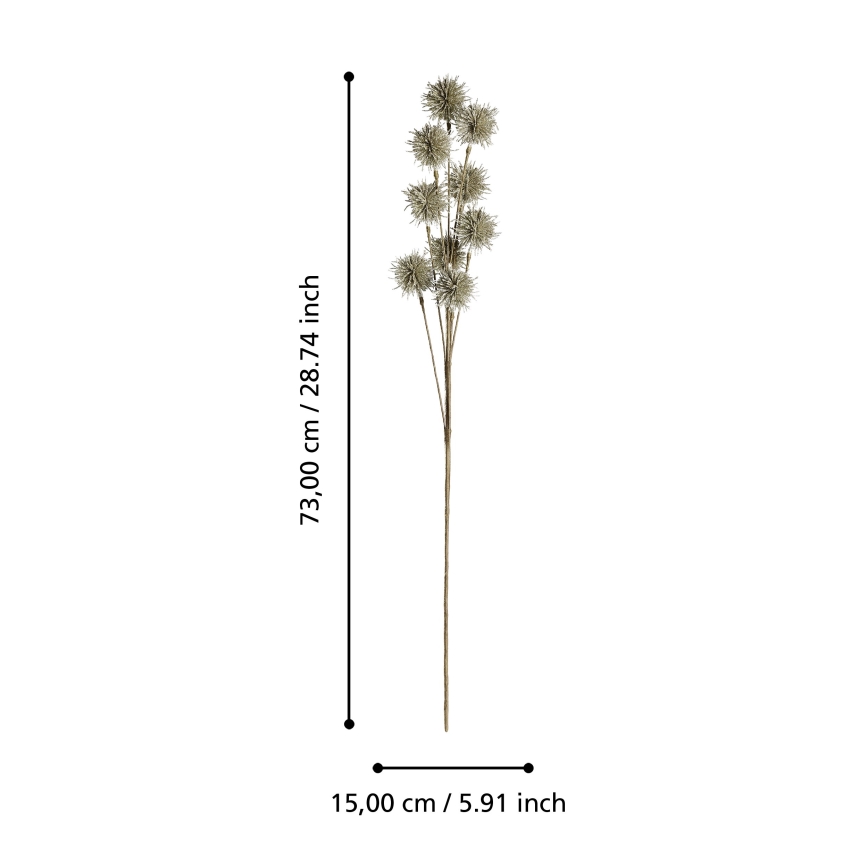 Eglo - Plastblomma 73 cm guld