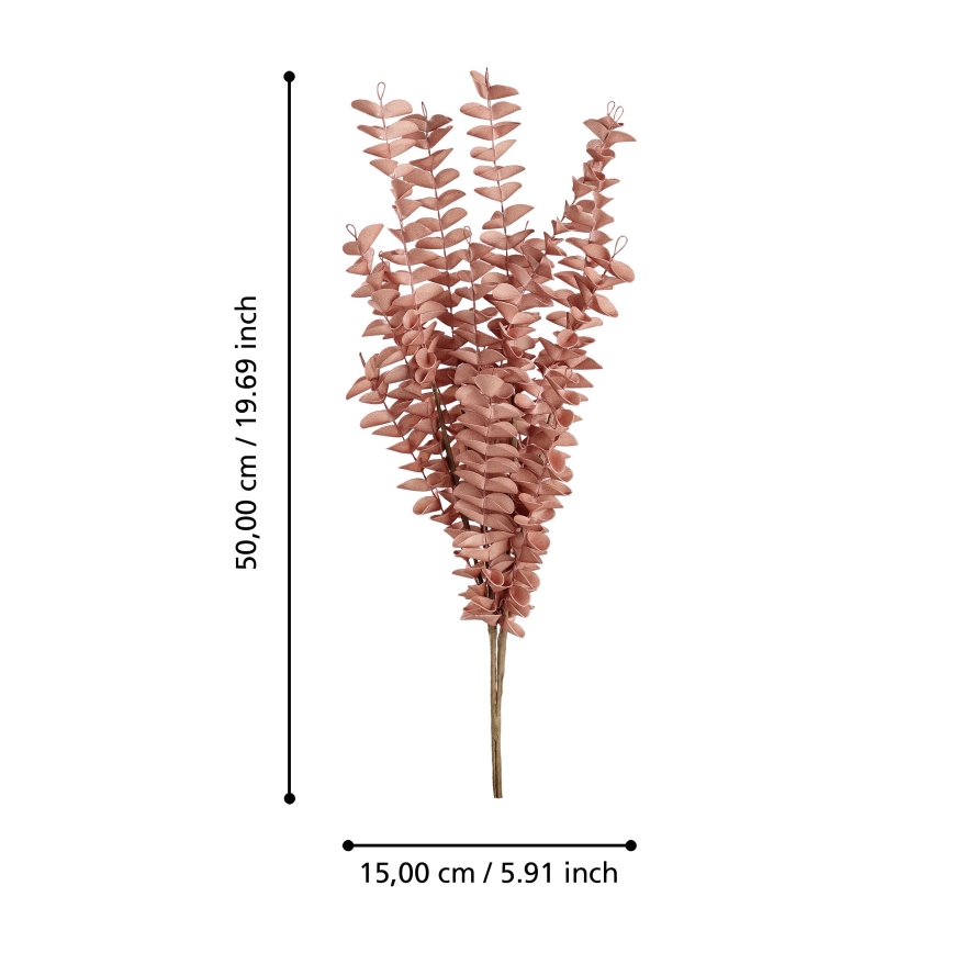 Eglo - Plastblomma 50 cm röd