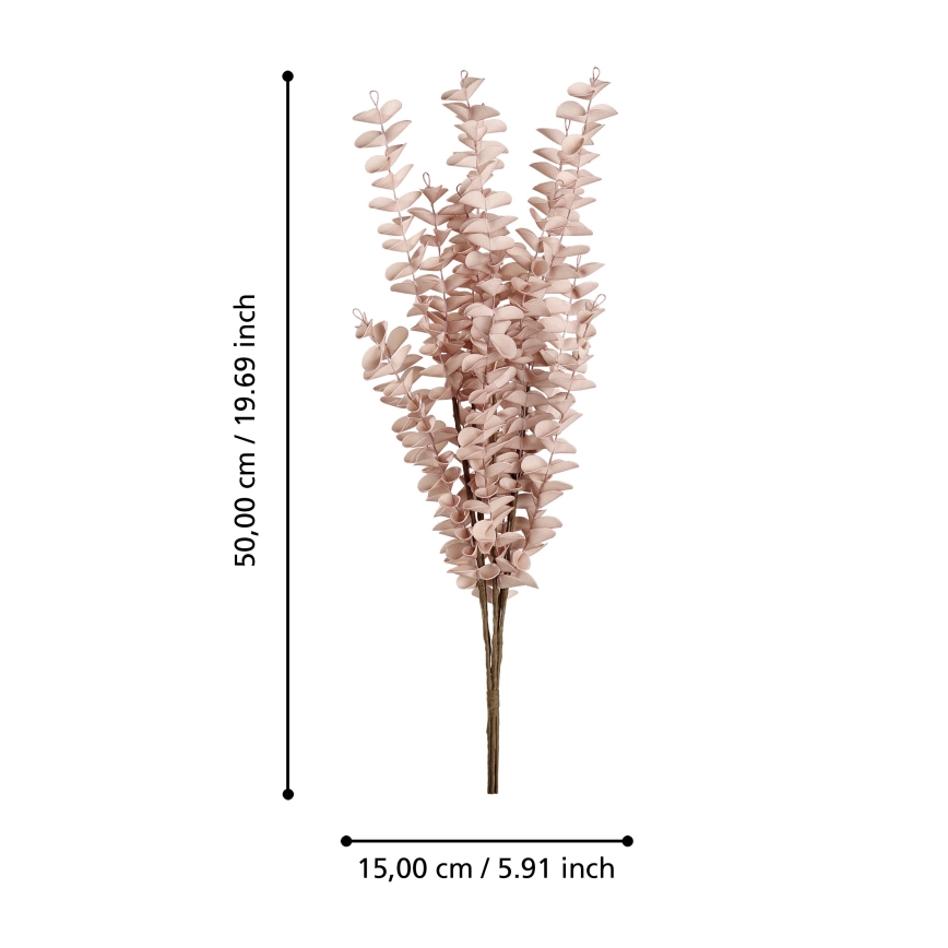 Eglo - Plastblomma 50 cm rosa