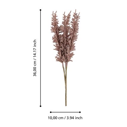 Eglo - Plastblomma 36 cm röd