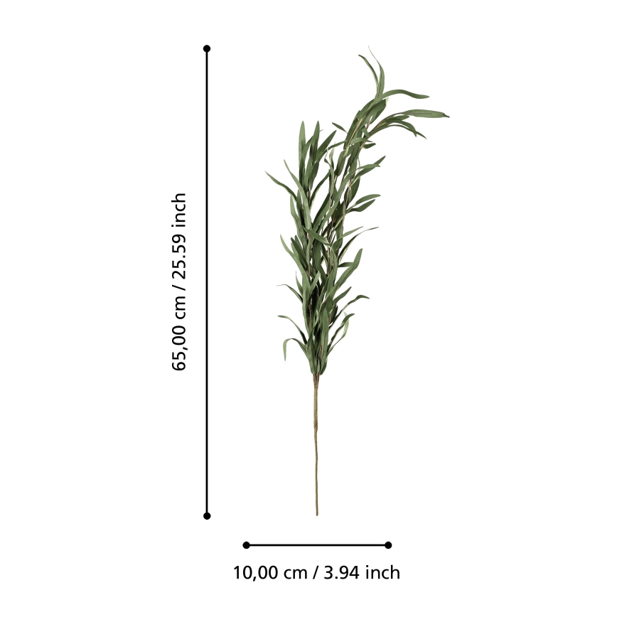 Eglo - Plastblomma 90 cm grön