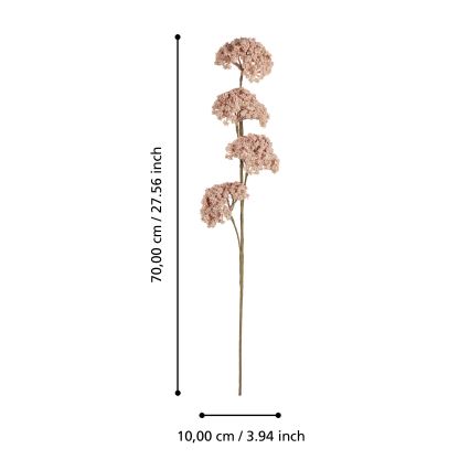 Eglo - Plastblomma 70 cm rosa