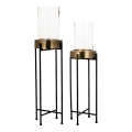 Eglo 428257 - Set om 2 ljusstakar IBUSUKI guld/svart
