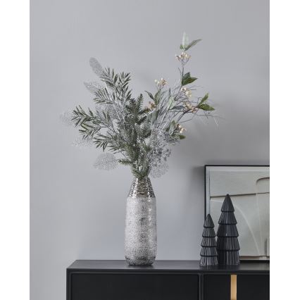 Eglo - Plastblomma 87,5 cm silver