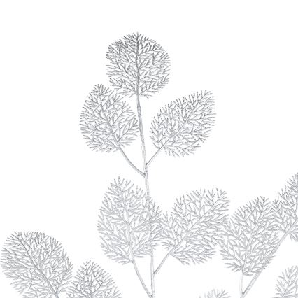 Eglo - Plastblomma 87,5 cm silver