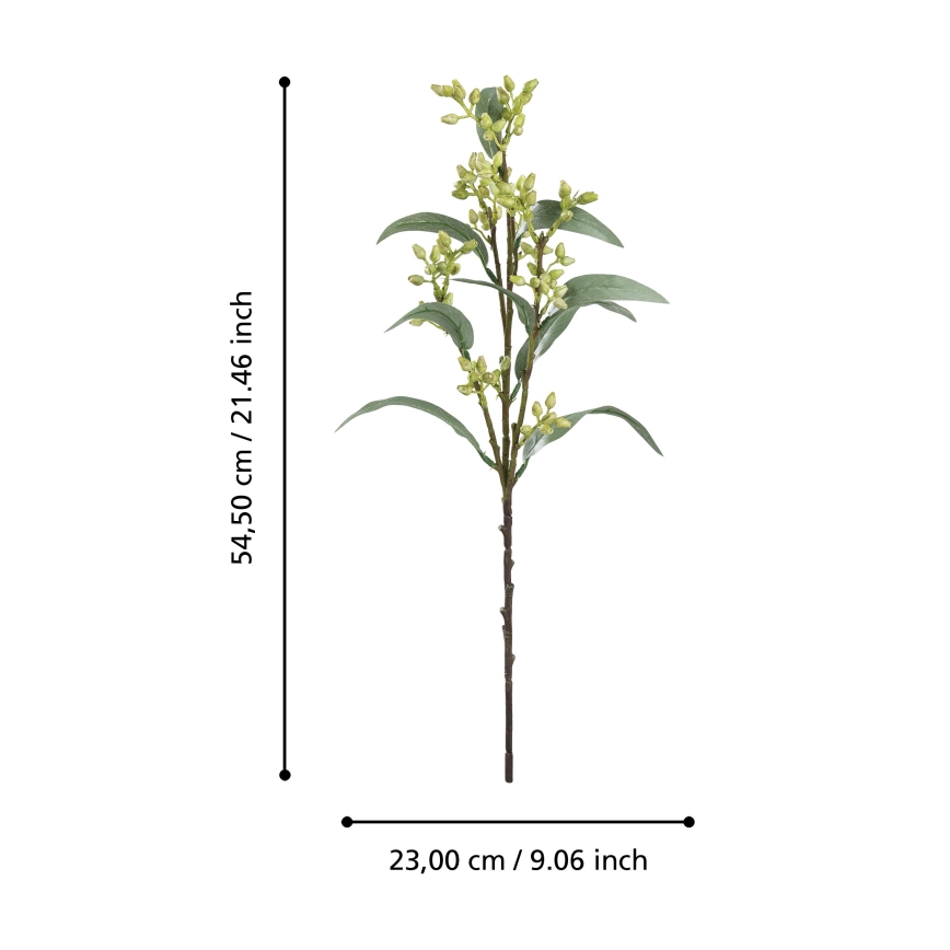 Eglo - Plastblomma 54,5 cm grön