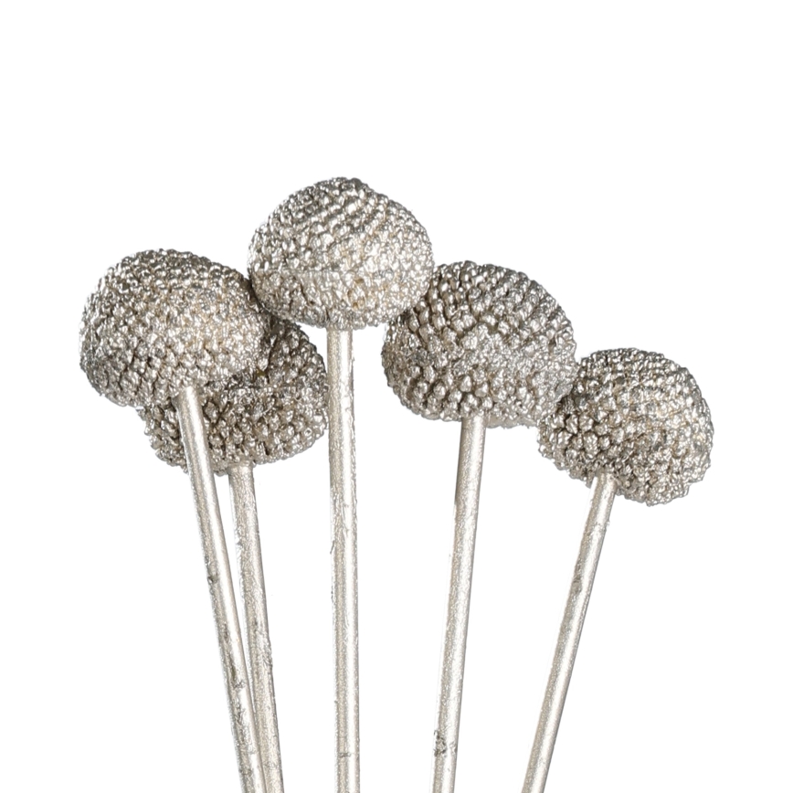 Eglo - Plastblomma 58,5 cm silver