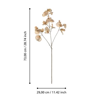 Eglo - Plastblomma 73 cm beige