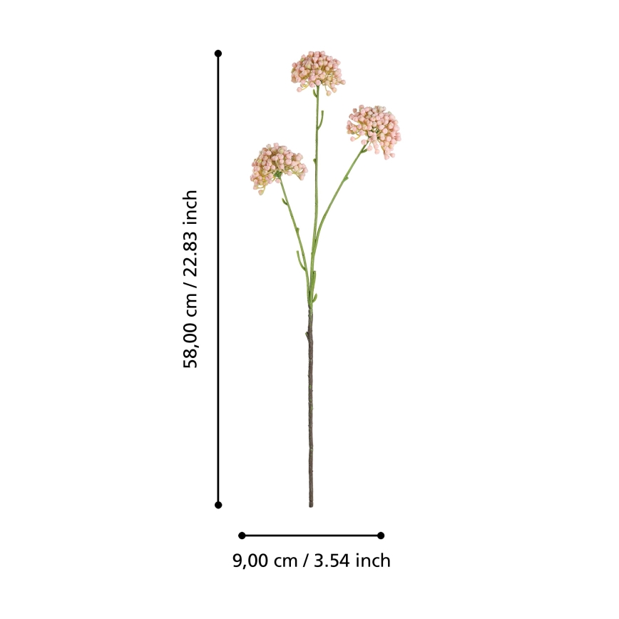 Eglo - Plastblomma 58 cm rosa