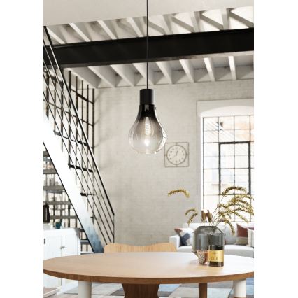 Eglo - Ljusskrona med upphängningsrem  1xE27/40W/230V