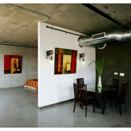 Eglo 43152 - Väggbelysning TOWNSHEND 1xE27/10W/230V