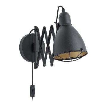 Eglo 43184 - Väggbelysning TREBURLEY 1xE27/28W/230V