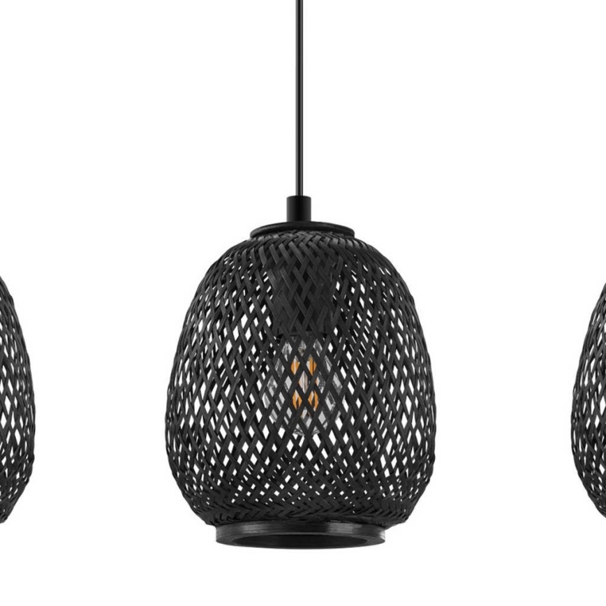 Eglo 43266 - Ljuskrona med snöre DEMBLEBY 1 3xE27/40W/230V