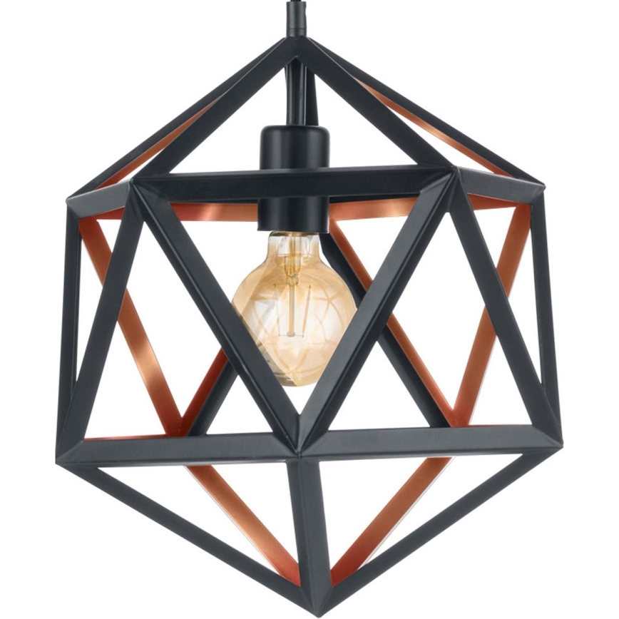 Eglo 43348 - Ljuskrona med snöre EMBLETON 1 1xE27/60W/230V