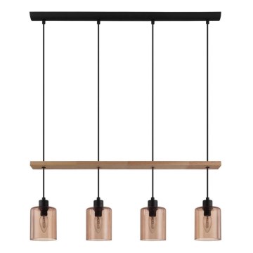 Eglo 43368 - Taklampa på kabel COOLMONT 4xE14/40W/230V