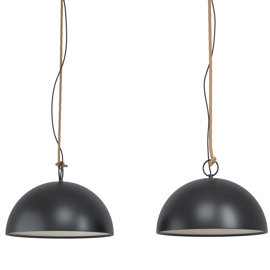 Eglo 43397 - Takpendel på kabel HODSOLL 2xE27/40W/230V