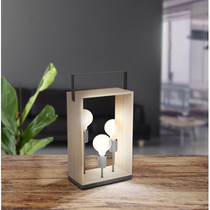 Eglo 43416 - Bordslampa FAMBOROUGH 3xE27/40W/230V