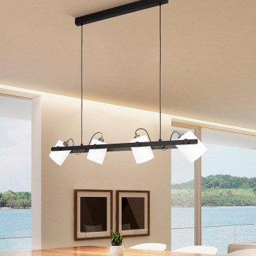 Eglo 43425 - Ljuskrona med snöre HORNTREE 1 4xE27/28W/230V