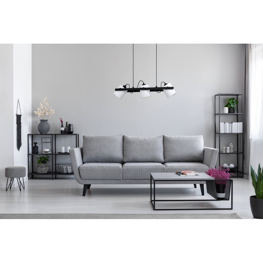 Eglo 43426 - Ljuskrona med snöre HORNTREE 1 3xE27/28W/230V