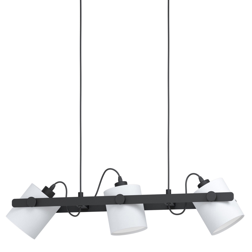 Eglo 43426 - Ljuskrona med snöre HORNTREE 1 3xE27/28W/230V