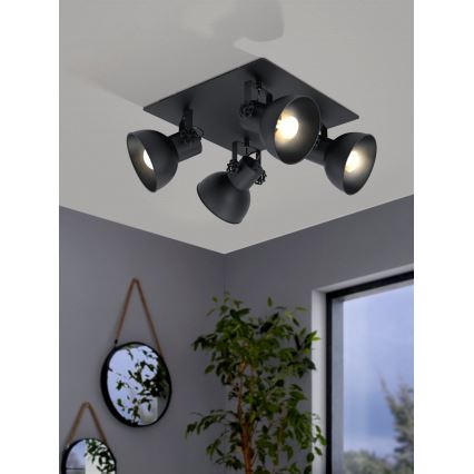 Eglo 43434 - SpotLjusbarNSTAPLE 2 4xE27/40W/230V