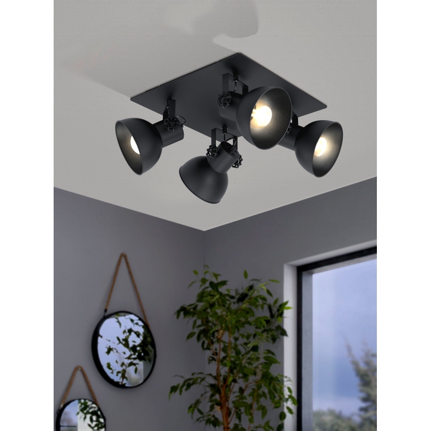 Eglo 43434 - SpotLjusbarNSTAPLE 2 4xE27/40W/230V