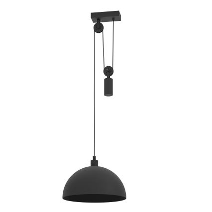 Eglo 43435 - Ljuskrona med snöre WINKWORTH 1 1xE27/40W/230V