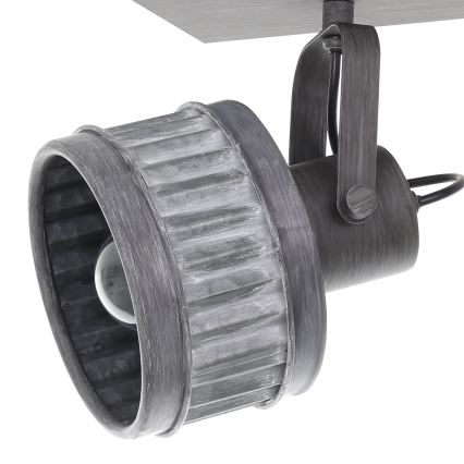 Eglo 43445 - Spotlampa TURROCK 2xE27/28W/230V