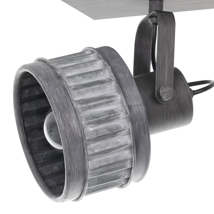 Eglo 43445 - Spotlampa TURROCK 2xE27/28W/230V