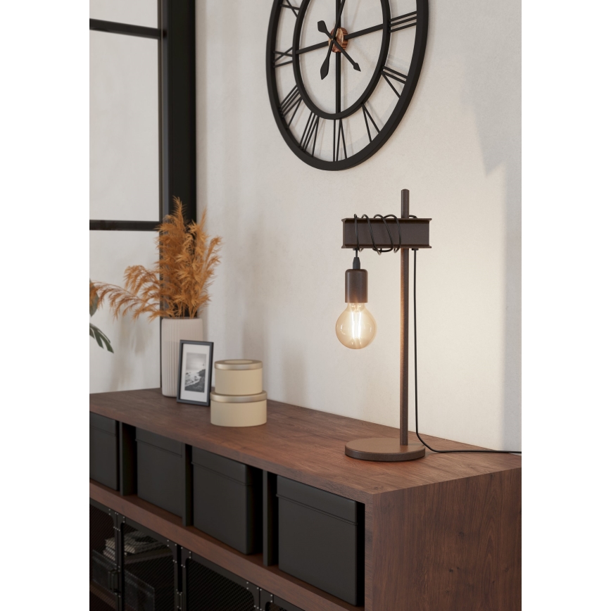 Eglo - Bordslampa  TOWNSHEND 1xE27/10W/230V