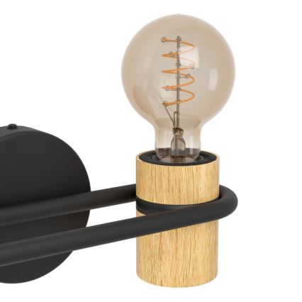 Eglo - Vägglampa 2xE27/40W/230V