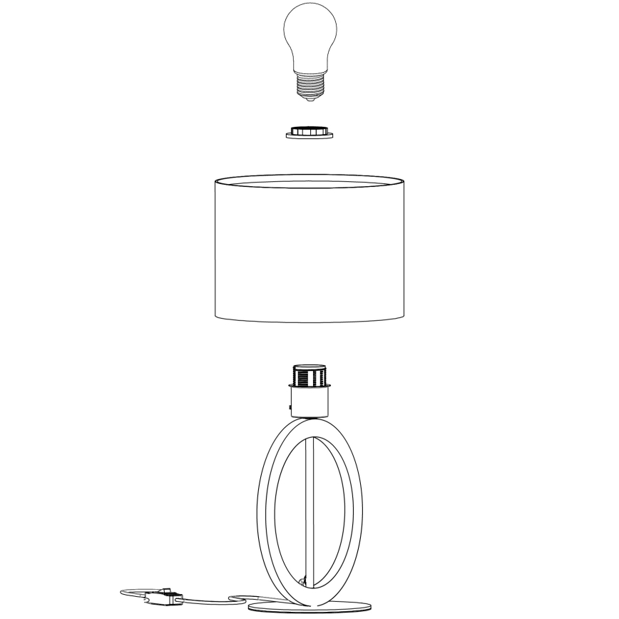 Eglo - Bordslampa  1xE27/40W/230V