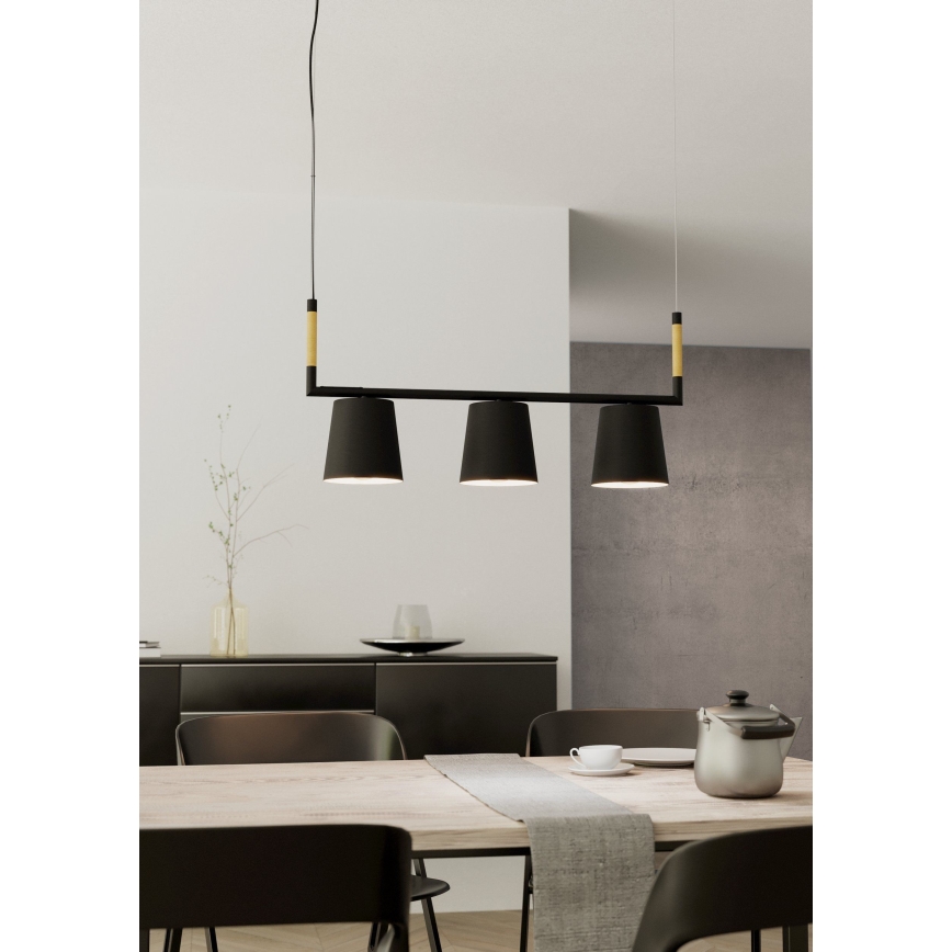 Eglo - Taklampa med 3xE27/40W/230V