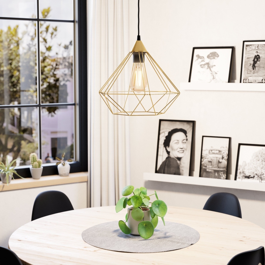 Eglo - Takkkrona på ett snöre  1xE27/60W/230V d. 32,5 cm