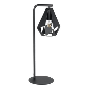 Eglo 43703 - Bordslampa CARLTON 1xE27/60W/230V svart