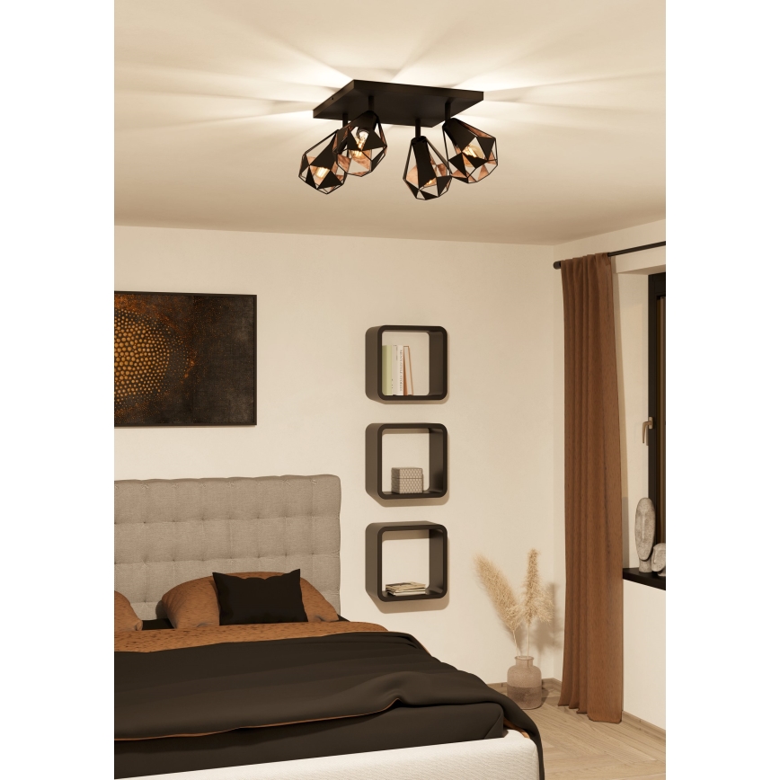 Eglo - Spotlight 4xE27/40W/230V