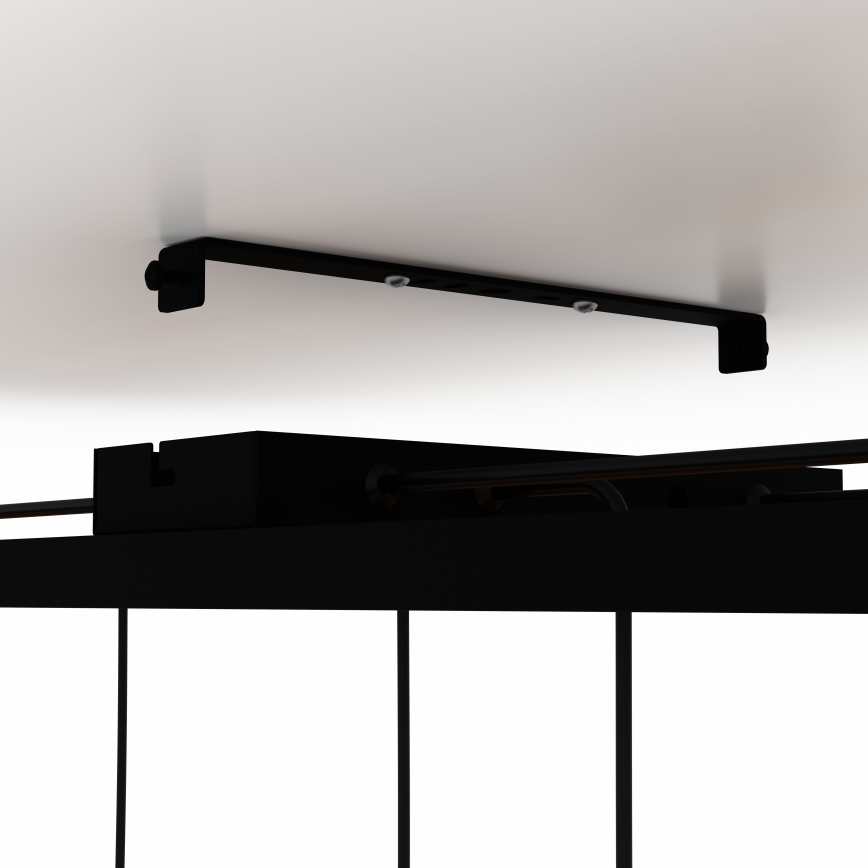 Eglo - Ljuskrona med textilsladd 6xE27/40W/230V