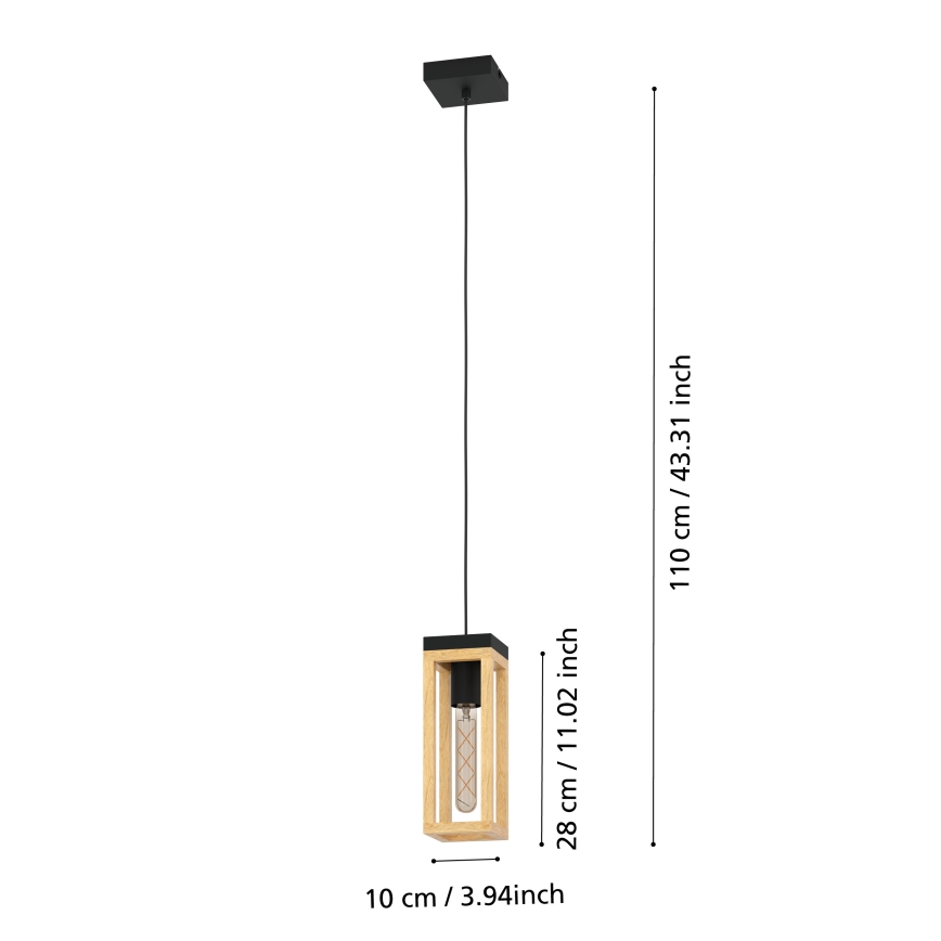 Eglo - Taklampa 1xE27/40W/230V