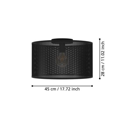 Eglo - Taklampa 1xE27/40W/230V