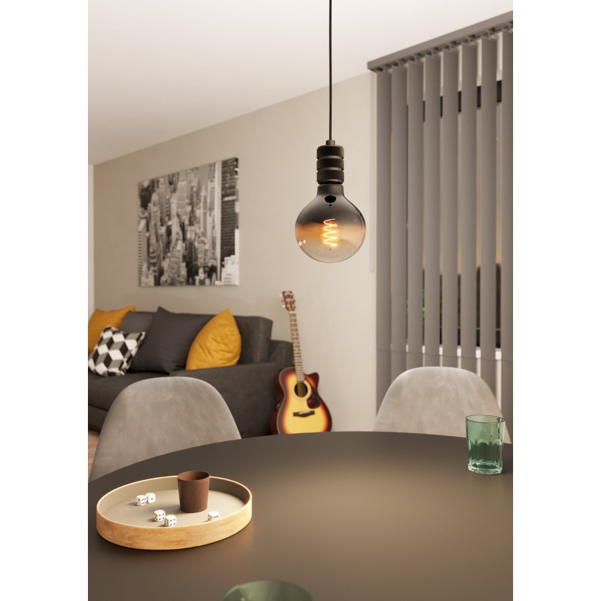 Eglo - Taklampa 1xE27/40W/230V svart