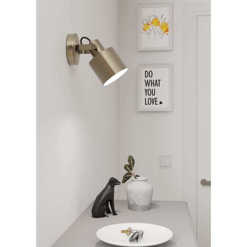 Eglo - Väggmonterad spotlight 1xE27/40W/230V