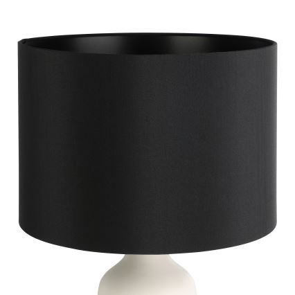 Eglo - Bordslampa 1xE27/40W/230V svart/vit