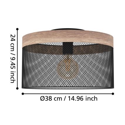 Eglo - Taklampa 1xE27/40W/230V