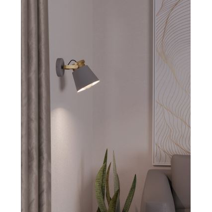 Eglo - Väggspotlight 1xE27/28W/230V