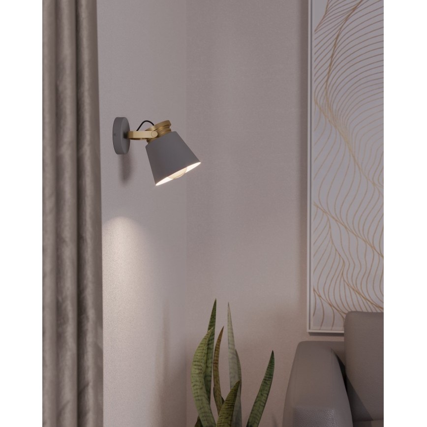 Eglo - Väggspotlight 1xE27/28W/230V