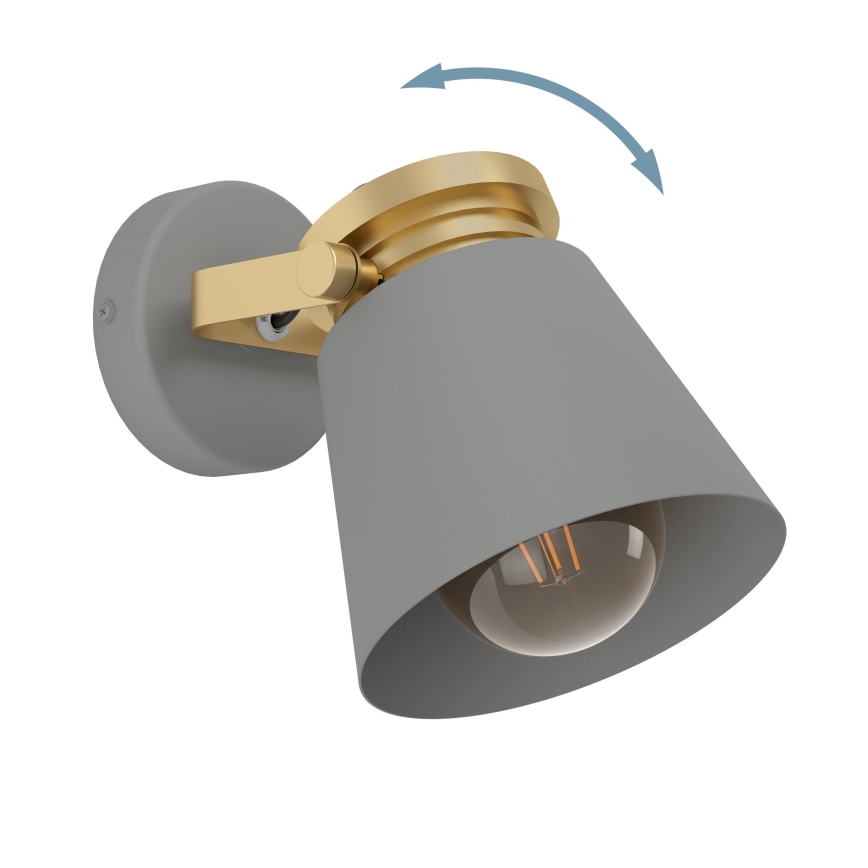 Eglo - Väggspotlight 1xE27/28W/230V