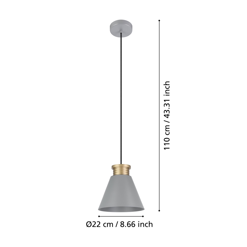 Eglo - Taklampa 1xE27/40W/230V